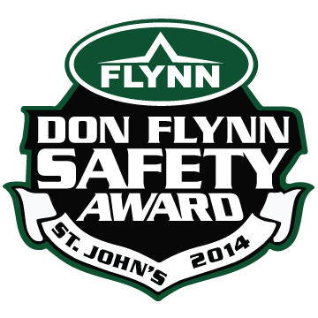 Don Flynn Safety Award St. John's 2014 logo