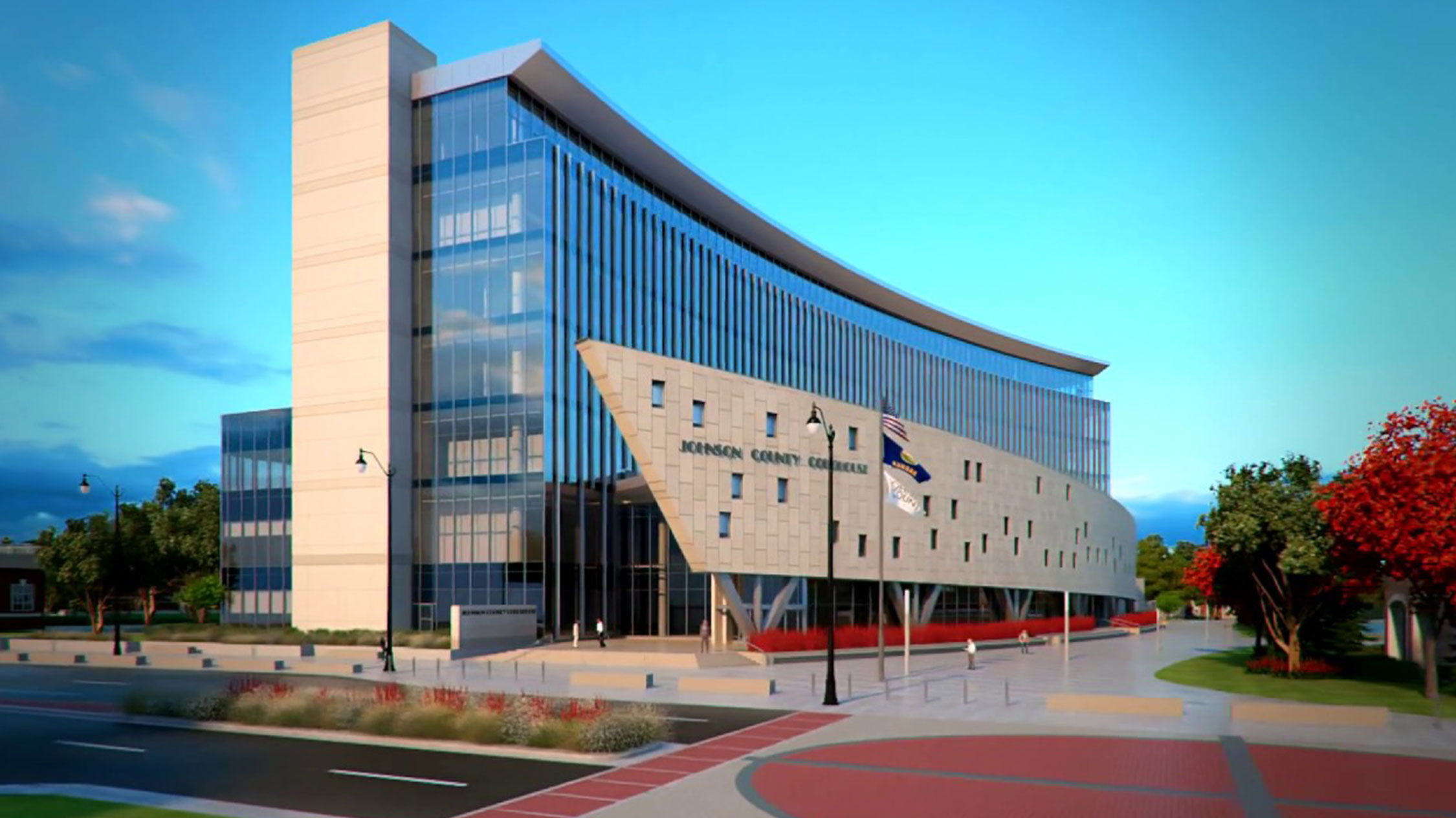 Exterior shot of the Courthouse