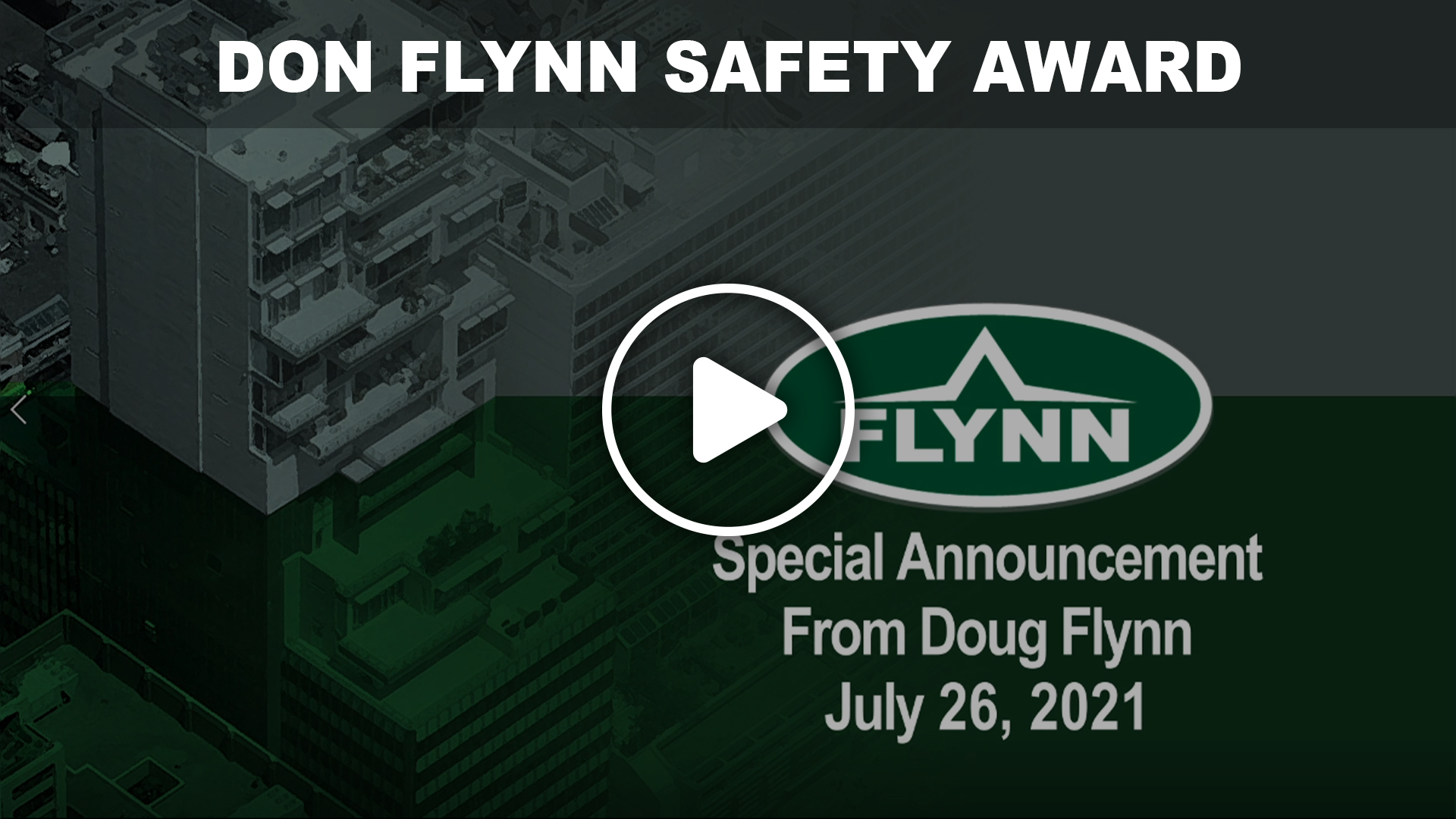 Don Flynn Safety Awards 2021
