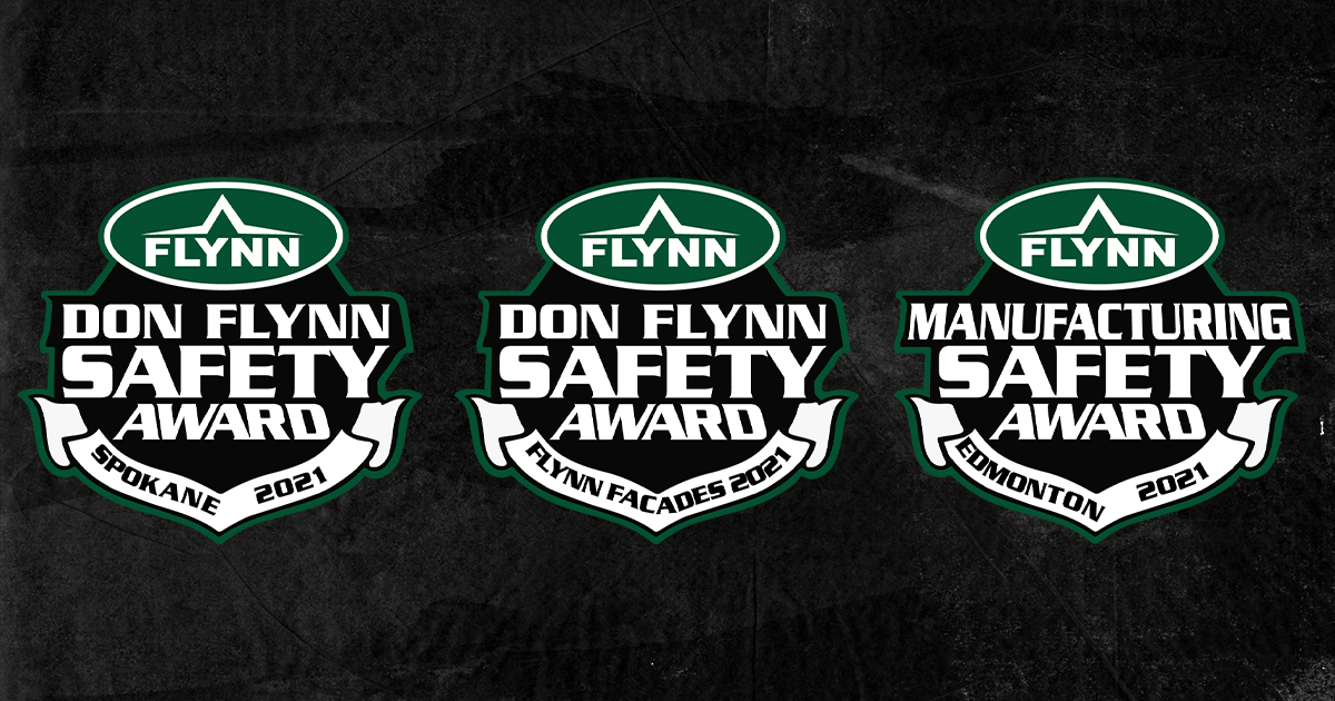 2021 winners for the Don Flynn Safety award and Manufacturing Safety award